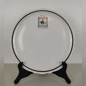 Historic Nassau Inn Restaurant of Princeton NJ Dinner Plate with Makers Mark VTG
